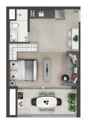Apartamento com 2 Quartos à Venda, 67 m² em Santo Amaro - São Paulo