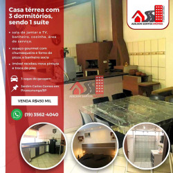 Casa com 3 Quartos à Venda, 158 m² em Jardim Carlos Gomes - Pirassununga