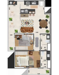 Apartamento com 2 Quartos à Venda, 65 m² em Macuco - Santos