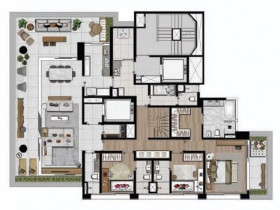 Cobertura com 3 Quartos à Venda, 465 m² em Itaim Bibi - São Paulo