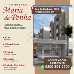 Apartamento com 2 Quartos à Venda, 60 m² em Vila Guimarães - Pirassununga