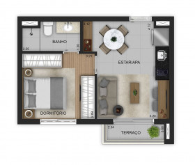 Apartamento com 2 Quartos à Venda, 48 m² em Vila Prudente - São Paulo