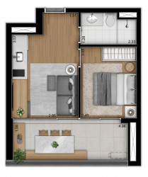 Apartamento com 2 Quartos à Venda, 70 m² em Vila Monte Alegre - São Paulo