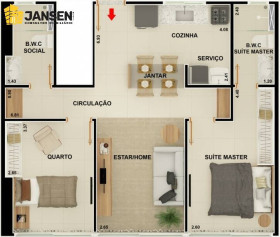 Apartamento com 2 Quartos à Venda, 66 m² em Manaíra - João Pessoa