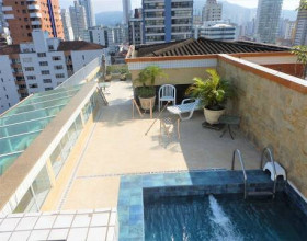 Apartamento com 3 Quartos à Venda, 258 m² em Gonzaga - Santos