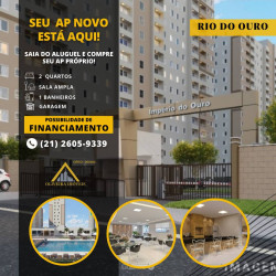 Apartamento com 2 Quartos à Venda, 17 m² em Rio Do Ouro - São Gonçalo
