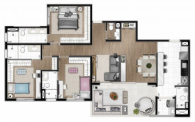 Apartamento com 3 Quartos à Venda, 116 m² em Perdizes - São Paulo