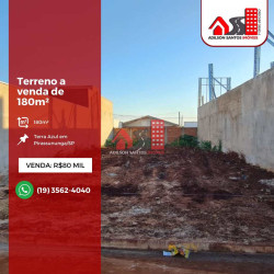 Terreno à Venda, 180 m² em Terrazul - Pirassununga