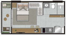 Apartamento com 3 Quartos à Venda, 69 m² em Campo Belo - São Paulo