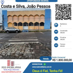 Imóvel Comercial à Venda, 440 m² em Costa E Silva - João Pessoa