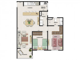 Apartamento com 2 Quartos à Venda, 69 m² em Jardim Carlos Gomes - Jundiaí