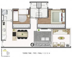 Apartamento com 2 Quartos à Venda, 88 m² em Planalto Paulista - São Paulo