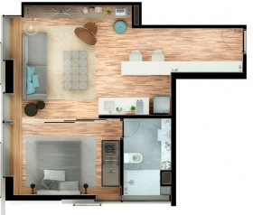 Apartamento com 1 Quarto à Venda, 52 m² em Moema - São Paulo