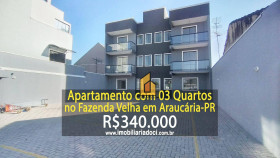 Apartamento com 3 Quartos à Venda, 73 m² em Fazenda Velha - Araucária