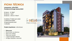 Apartamento com 1 Quarto à Venda, 38 m² em Formosa - Cabedelo