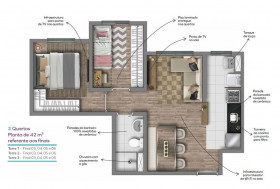 Apartamento com 2 Quartos à Venda, 41 m² em Jardim Pirituba - São Paulo