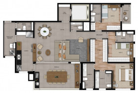 Apartamento com 4 Quartos à Venda, 165 m² em Vila Gilda - Santo André