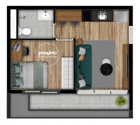 Apartamento com 2 Quartos à Venda, 69 m² em Pinheiros - São Paulo