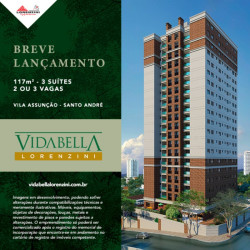 Apartamento com 3 Quartos à Venda, 117 m² em Vila Assunção - Santo André