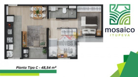 Apartamento com 2 Quartos à Venda, 50 m² em Bonfim - Itupeva