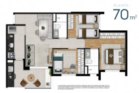 Apartamento com 2 Quartos à Venda, 88 m² em Ferreira - São Paulo