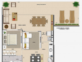 Apartamento com 2 Quartos à Venda, 54 m² em Indianópolis - São Paulo