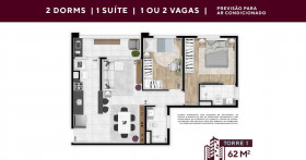 Apartamento com 3 Quartos à Venda, 71 m² em Jardim Do Lago - Jundiaí