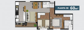 Apartamento com 2 Quartos à Venda, 60 m² em Parque Viana - Barueri