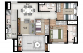 Apartamento com 3 Quartos à Venda, 71 m² em Brás - São Paulo