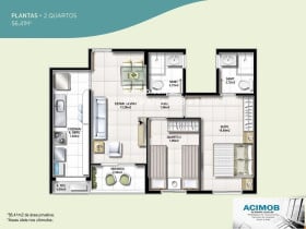 Apartamento com 2 Quartos à Venda, 56 m² em Itapuã - Salvador