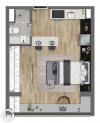 Studio com 1 Quarto à Venda, 27 m² em Jardim Paulista - São Paulo