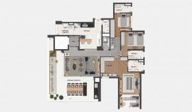 Apartamento com 4 Quartos à Venda, 283 m² em Vila Mariana - São Paulo