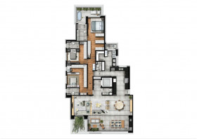 Apartamento com 4 Quartos à Venda, 245 m² em Jardim Anália Franco - São Paulo