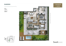 Apartamento com 3 Quartos à Venda, 114 m² em água Verde - Curitiba