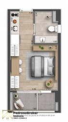 Apartamento com 1 Quarto à Venda, 25 m² em Butantã - São Paulo