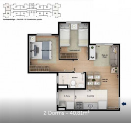 Apartamento com 2 Quartos à Venda, 40 m² em Penha - São Paulo