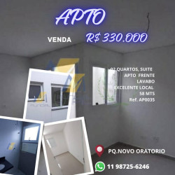 Apartamento com 2 Quartos à Venda, 58 m² em Parque Novo Oratório - Santo André