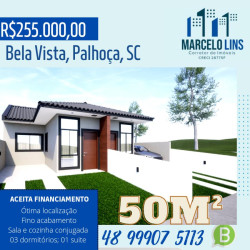 Casa à Venda, 50 m² em Bela Vista - Palhoça