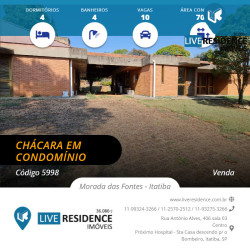 Casa com 4 Quartos à Venda, 700 m² em Morada Das Fontes - Itatiba