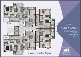 Apartamento com 2 Quartos à Venda, 60 m² em Jatiúca - Maceió