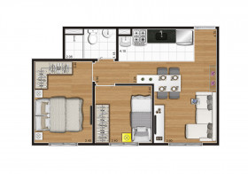 Apartamento com 2 Quartos à Venda, 37 m² em Perus (zona Norte) - São Paulo