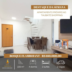 Apartamento com 4 Quartos à Venda, 222 m² em Esplanada Independência - Taubaté