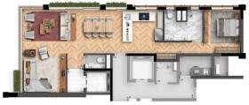 Apartamento com 3 Quartos à Venda, 147 m² em Itaim Bibi - São Paulo