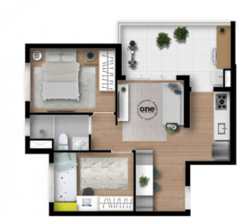 Apartamento com 1 Quarto à Venda, 33 m² em Vila Clementino - São Paulo