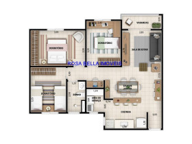 Apartamento com 3 Quartos à Venda, 71 m² em Vila Santa Maria - Jundiaí