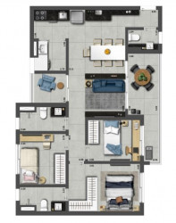 Apartamento com 2 Quartos à Venda, 86 m² em Moema - São Paulo