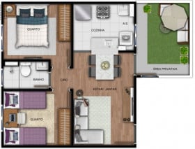 Apartamento com 1 Quarto à Venda, 36 m² em Jardim City - Guarulhos