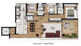 Loft com 3 Quartos à Venda, 143 m² em Jardim Paulista - São Paulo