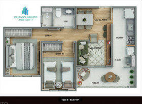 Apartamento com 2 Quartos à Venda, 50 m² em Jardim Nossa Senhora Da Penha - Hortolândia