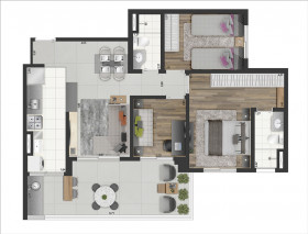 Apartamento com 2 Quartos à Venda, 58 m² em Penha - São Paulo